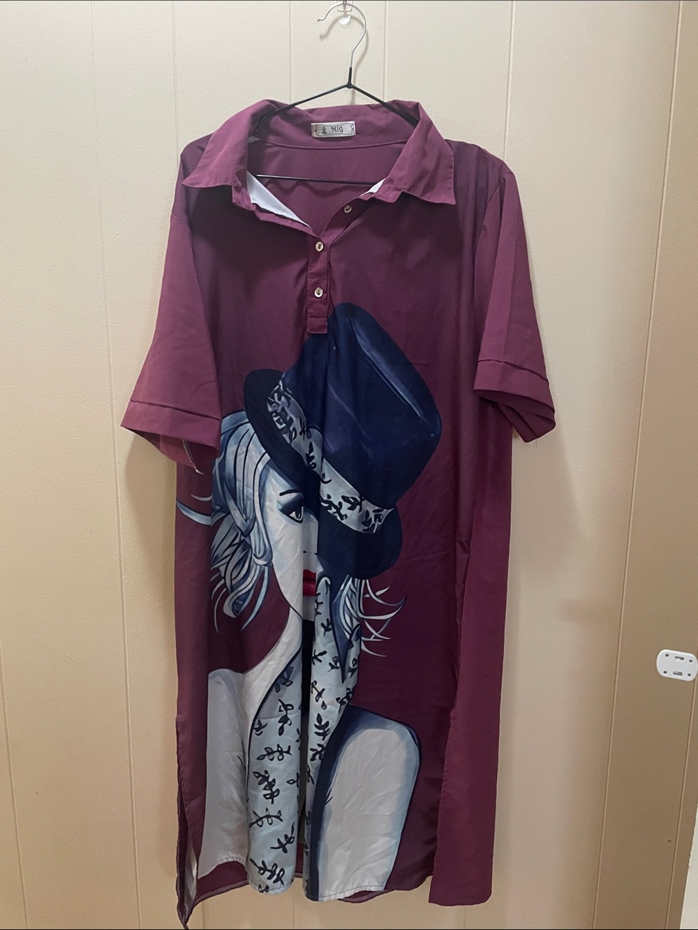 Mi Plum Button-Up Shirt